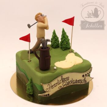 Golftorte, Himbeerfüllung, Golf, Torte, Geburtstag_geburtstagstorte_tortenidee golf
